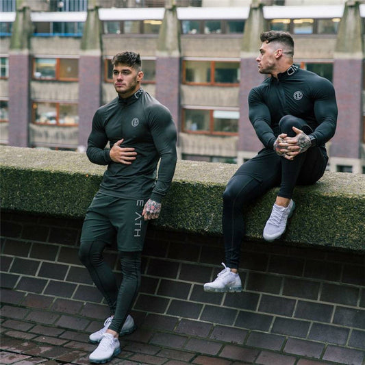 Men's stretch fitness clothing