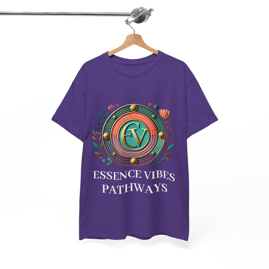 Unisex Heavy Cotton Essence Vibes Pathways Tee Shirt