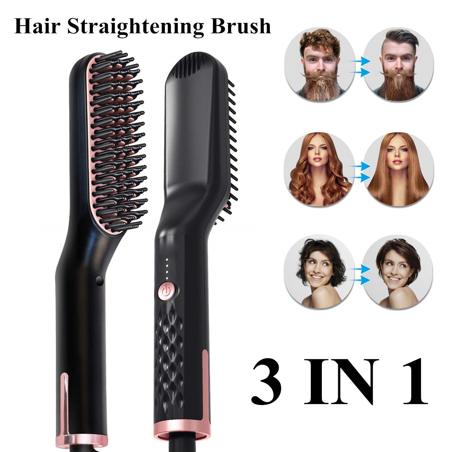 Hair Styling Comb Hair Straightener Comb Hair Straightener 0 enika193