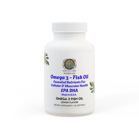 Omega 3 Fish Oil Supplement (60 Softgels)