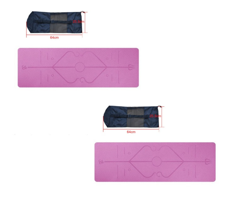 Yoga mat body position 0 enika193 Pink bag BUY2