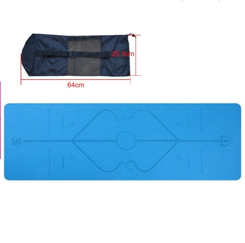 Yoga mat body position 0 enika193 Blue nbag