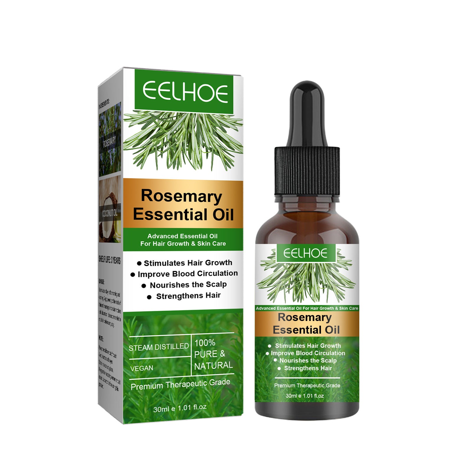 Rosemary Anti-Breakage Nourishing Hair Care Oil 0 enika193 30ml